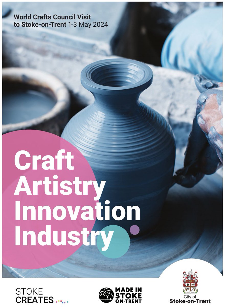 And on this year’s #StaffordshireDay the WCC-International Jurors Panel will be visiting Stoke-on-Trent to kickstart their 3-day evaluation of why our renowned city of craft, artistry, innovation and industry deserves the attribution of World Craft City.