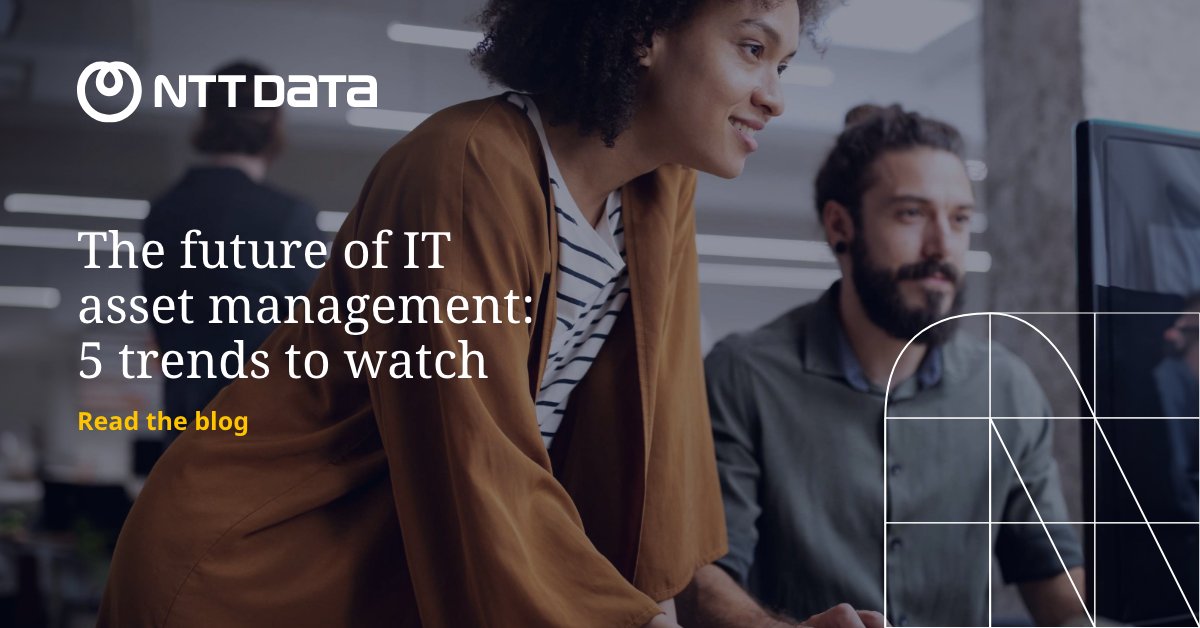 From #AI and IoT to sustainability and security, check out the top 5️⃣ emerging trends in IT asset management. 

Find out more and download @nttdata_inc's new Infrastructure Lifecycle Management Report for more details: bit.ly/3JxjsjU

#TechSolutions