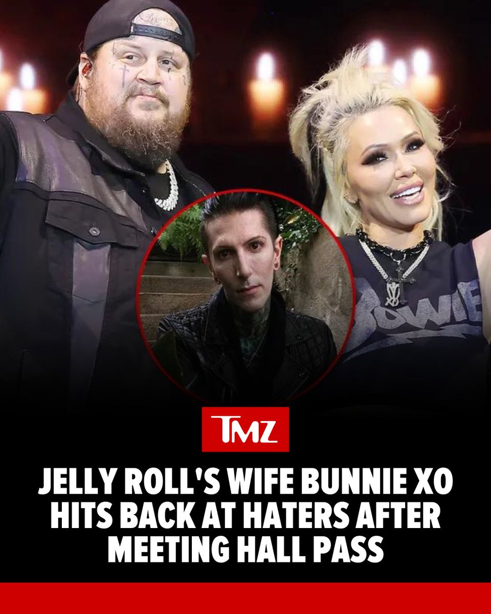 #JellyRoll's wife, #BunnieXO, caught heat over a video where she met her 'hall pass' -- but she's not sweating it, and neither is hubby. 

Read more 👉 tmz.me/JTr1lzY