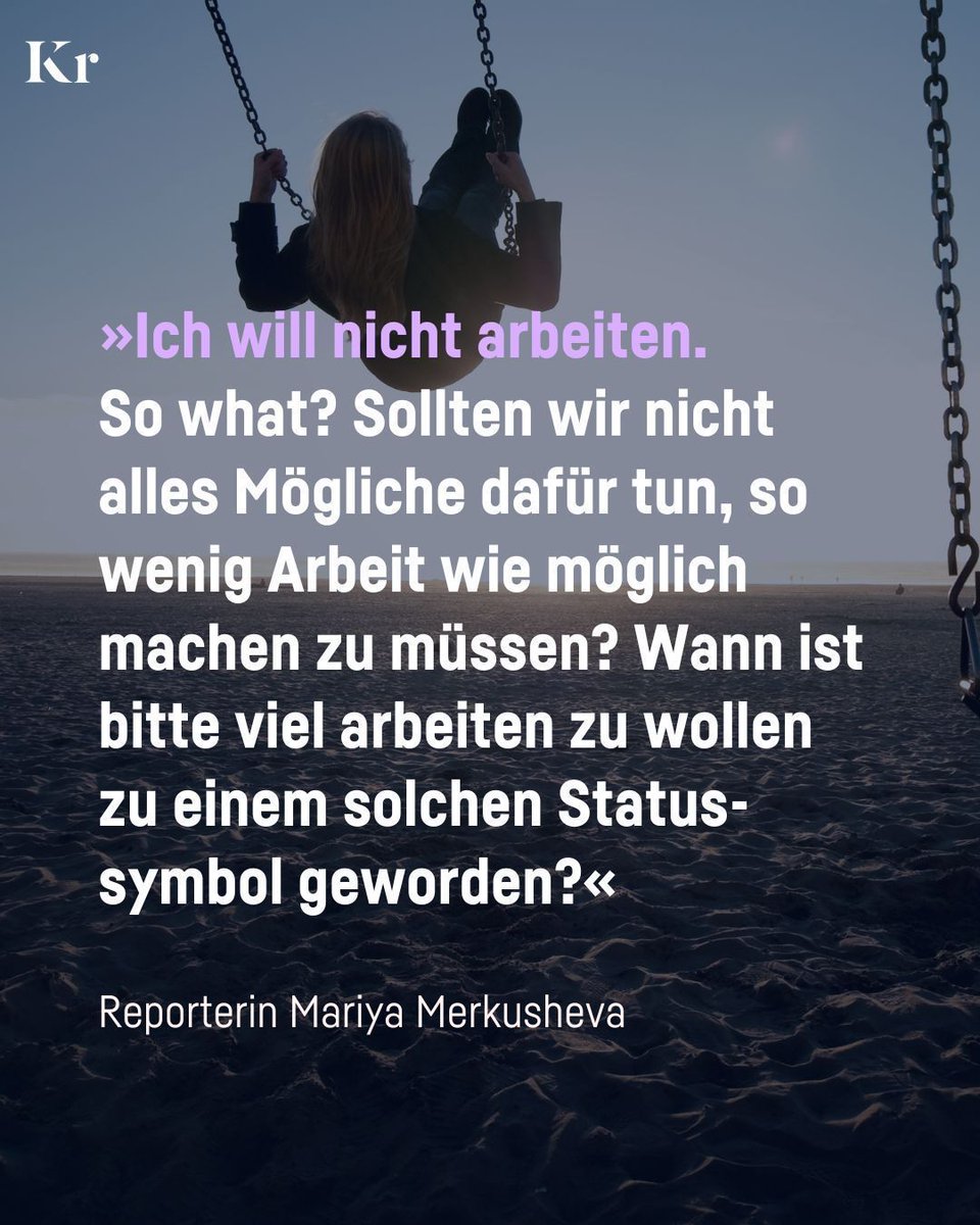 Zum 1. Mai:

Neben fairer Bezahlung und sicheren Arbeitsplätzen fordern viele Arbeitnehmer:innen heute noch etwas: ein Recht auf Teilzeit.

Unsere Reporterin Mariya Merkusheva hat dafür vollstes Verständnis.

👉 buff.ly/3Uq5Kph