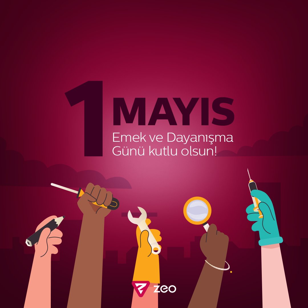 🙌🏻 1 Mayıs Emek ve Dayanışma Günü kutlu olsun! #1Mayıs