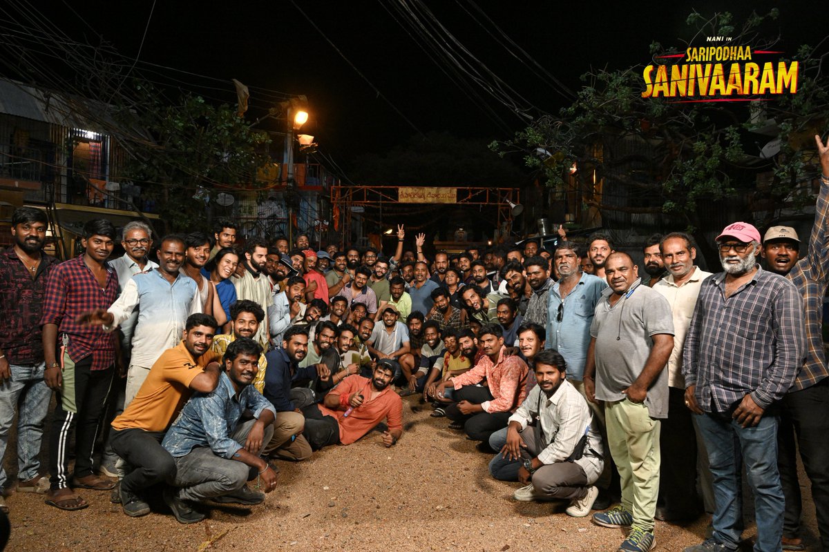 These are the people who always push us to go above and beyond to provide the BEST EXPERIENCE to our audience ❤️‍🔥

Team #SaripodhaaSanivaaram extends heartfelt thanks and wishes everyone a very Happy #InternationalWorkersDay! 🤗

#SuryasSaturday

Natural 🌟 @NameIsNani