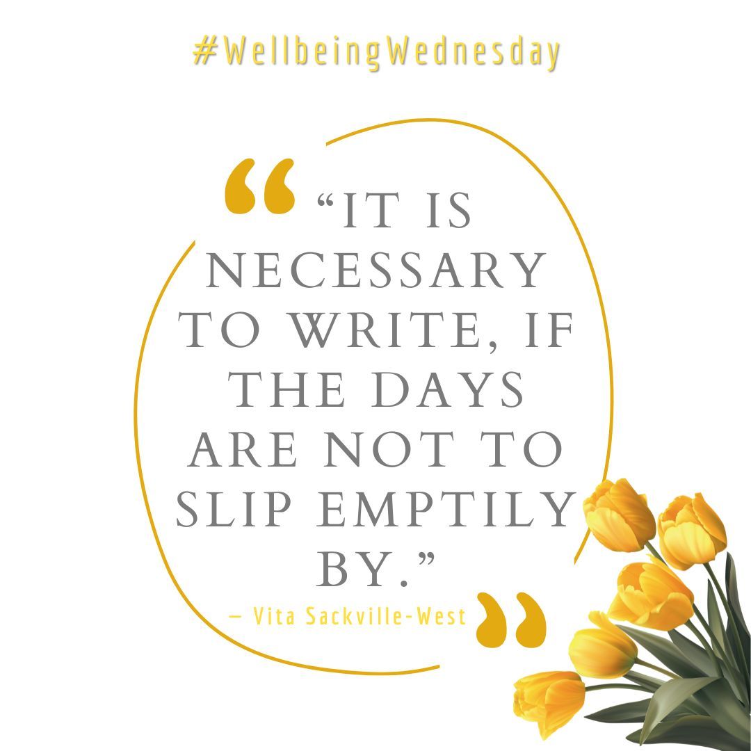 For this #WellbeingWednesday we bring you a quote highlighting the beauty of writing. Whether you choose to fill your days with poetry, journalling or creative writing, the day will become more meaningful because of it. #Journal #Wellbeing #WriterWednesday #Writing #Write
