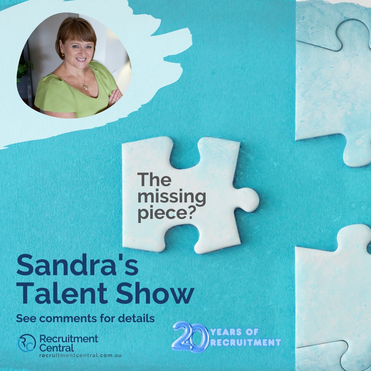We want to make hiring easier. Finding ambitious, talented people is never easy. We make it our top priority to put forward the best talent for you. Reach out to Sandra directly - sandra@recruitmentcentral.com.au.

#talentshow #recruitment #newstaff #brisbanerecruitment