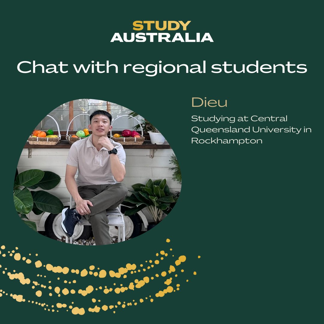 Studying in regional Australia has many benefits. Students who are considering studying outside of Australia's major cities, can use our Student Chat to ask current students about their experiences and the benefits of studying regionally. Chat now ➤ ow.ly/T4Iy50Rrvg6