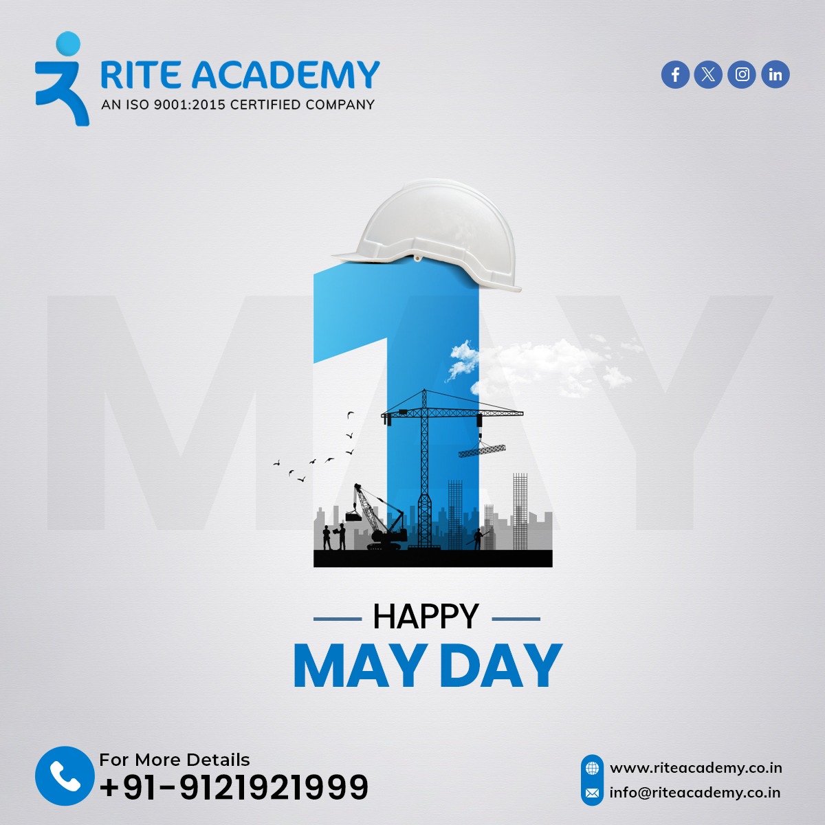 Celebrating the strength and dedication of workers everywhere! Happy Labour Day! 👷‍♀️👷‍♂️🎉

#LaborDay #MayDay #InternationalWorkersDay #WorkersDay #LabourDay #May1st #Solidarity #WorkersRights #MayDay2024 #LaborRights #CelebrateWorkers #MayDayCelebration #MayDayParade #RiteAcademy
