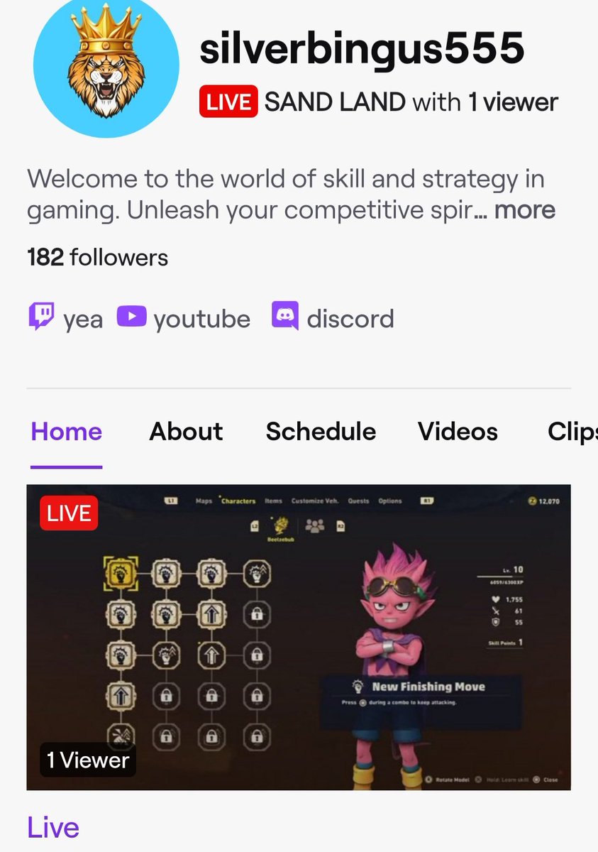 bingus4578's tweet photo. Go check out the twitch #twitchstreamer #gaming #gamer #stream #games #sandland #follow https://t.co/wlK6WcFWI2