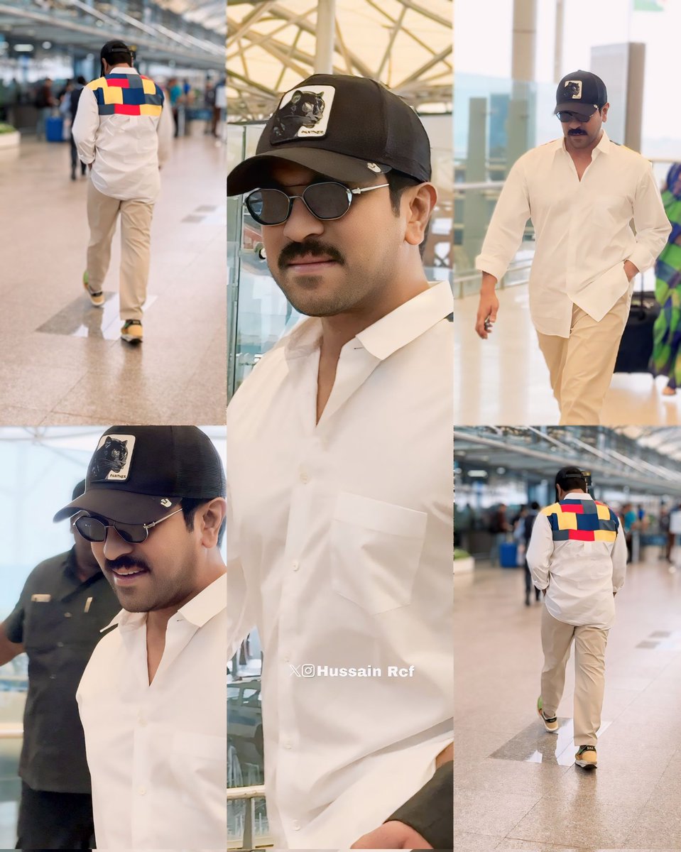 Global Star @alwaysramcharan in style 😎 papped at airport off from Hyd💥
#RamCharan #ManOfMassesRamCharan #GameChanger #Rc16