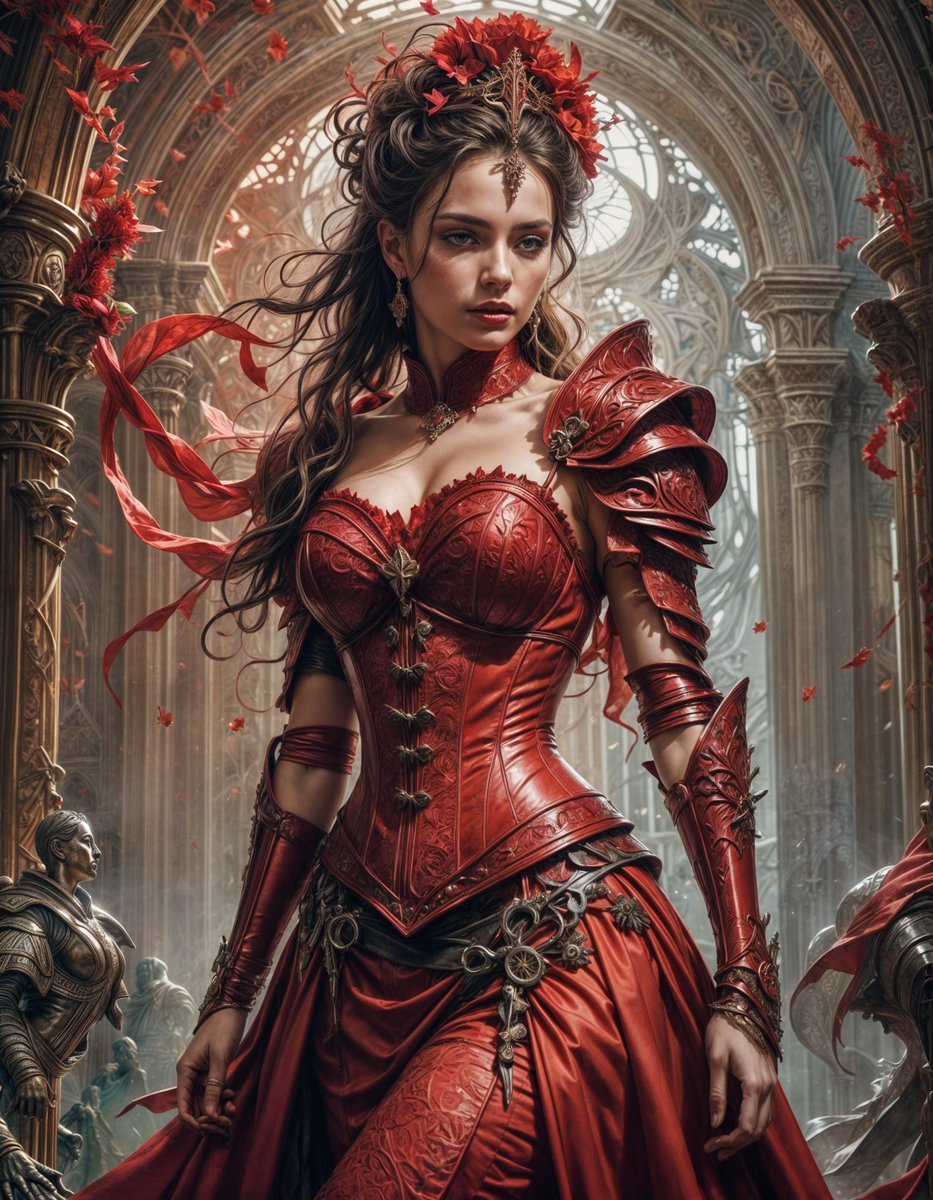 Princess in red
.
.
#artificialintelligence #digitalart #generatedart #aidigitalart #aigenerativeart #aiart #aiartwork #digitalartist #digitalcommunity #aiartgallery #stablediffusion #fantasy #princess #mythical #woman