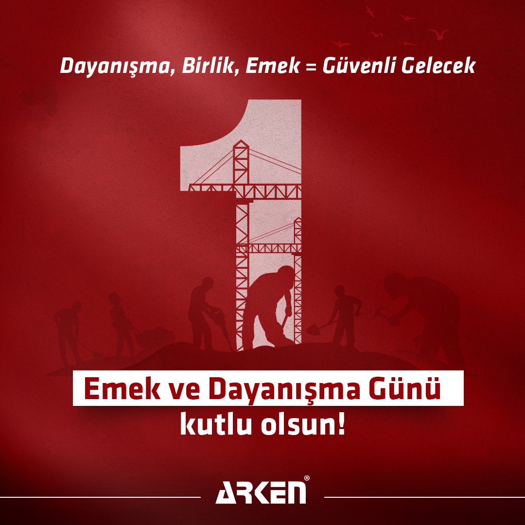 Güvenli bir gelecek inşa etmek için var gücüyle çalışan tüm emekçilerin ve ekip arkadaşlarımızın 1 Mayıs Emek ve Dayanışma Günü kutlu olsun!

#Arken #Generator #Jeneratör #1MayısİşçiBayramı #PowerSolution