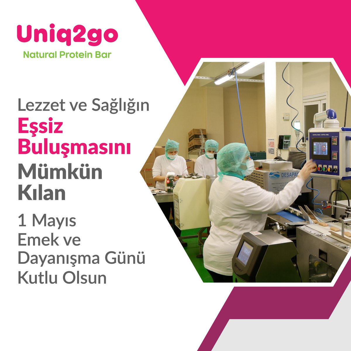 Uniq2go’nun başarısının sırrı, çalışanlarımızın özverisidir. Tüm dünya emekçilerinin, 1 Mayıs Emek ve Dayanışma Günü’nü kutlu olsun.