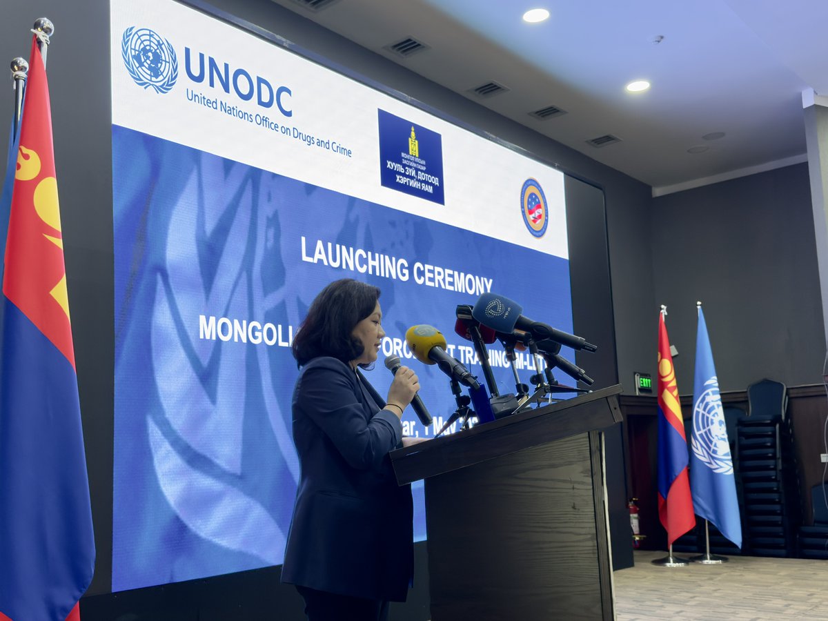 UNODC_SEAP's tweet photo. Today marks a key moment as we launch the Mongolia Law Enforcement Training (M-LET) project.

With corruption, illicit trafficking, and cybercrime posing increasingly complex threats, this initiative is vital for enhancing law enforcement capabilities in #Mongolia🇲🇳. https://t.co/Giplb3Whqj