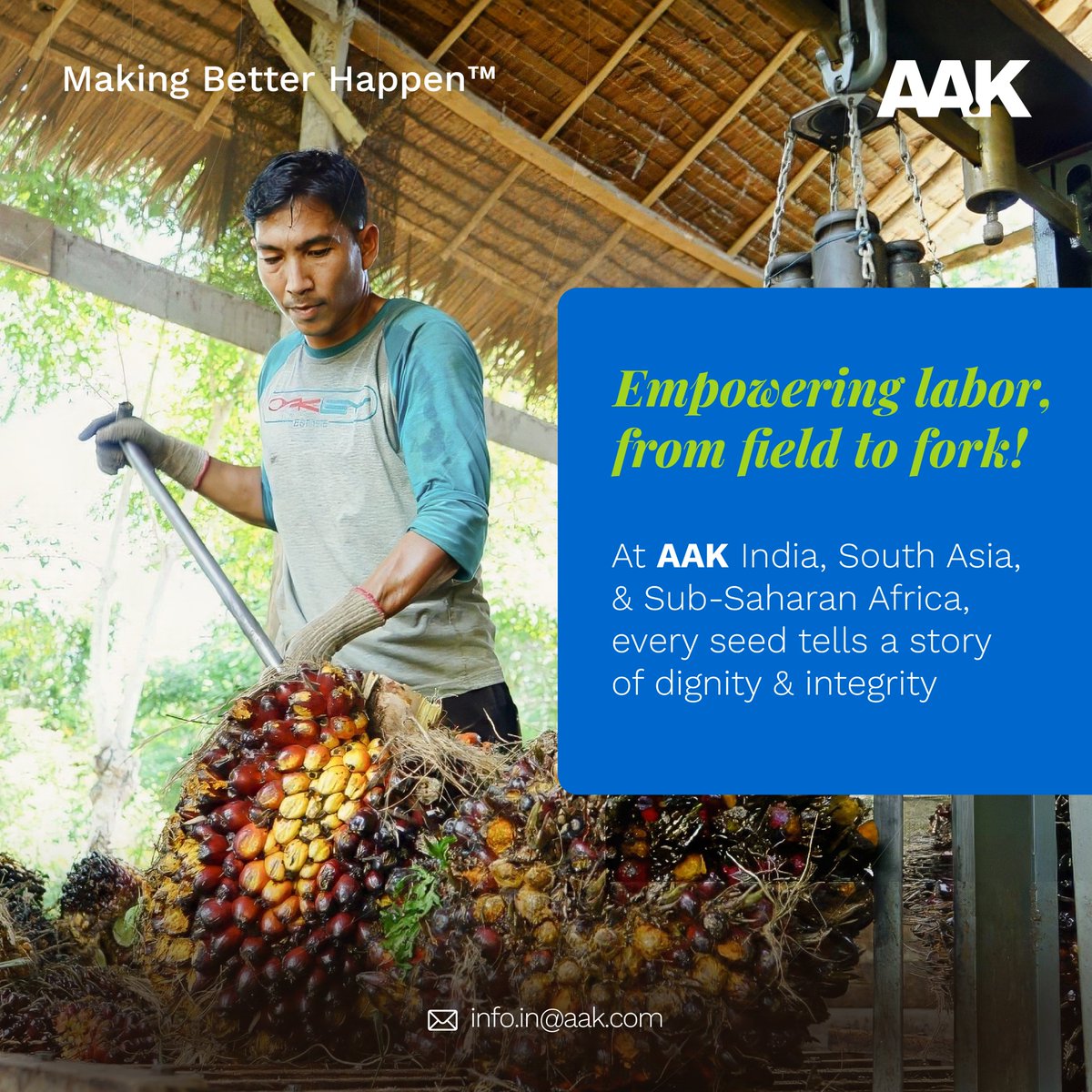 Today, we honor all our workers, whose tireless efforts not only drive our organization forward but also contribute to the development of society and nation at large.

#laborday2024 #celebratelabor #honortheeworkers #foodandbeverage #foodmanufacturing #aak