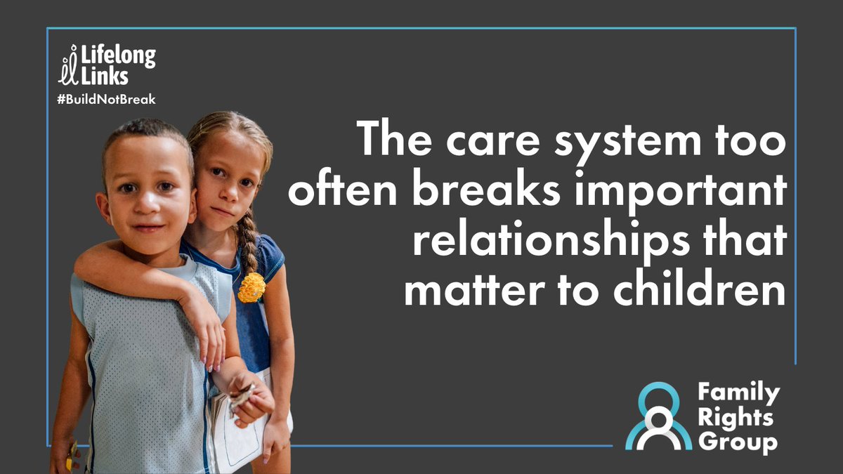 Too often, the care system breaks supportive relationships, leaving kids without a helping hand.

Research shows this has a negative impact during childhood and beyond.

Our #BuildNotBreak campaign wants to change this.
Read more and sign up 👉frg.org.uk/policy-and-cam…