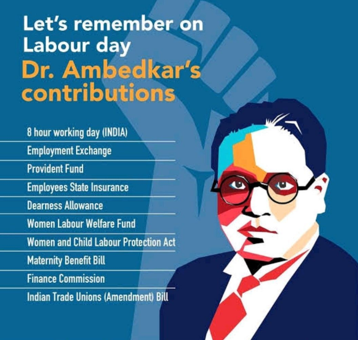 nitin29687's tweet photo. Dr BR Ambedkar, strong advocate of labor rights:

* Amended Factories Act 1944 and 1946 -  for 10 days of PAID LEAVES and overtime pay

* Minimum wages act 1946 introduced

* Amended Mine Maternity Benefit Act for Pro Women provisions

#LaborDay2024 #LabourDay #Ambedkar https://t.co/hEIqKgqw1Y