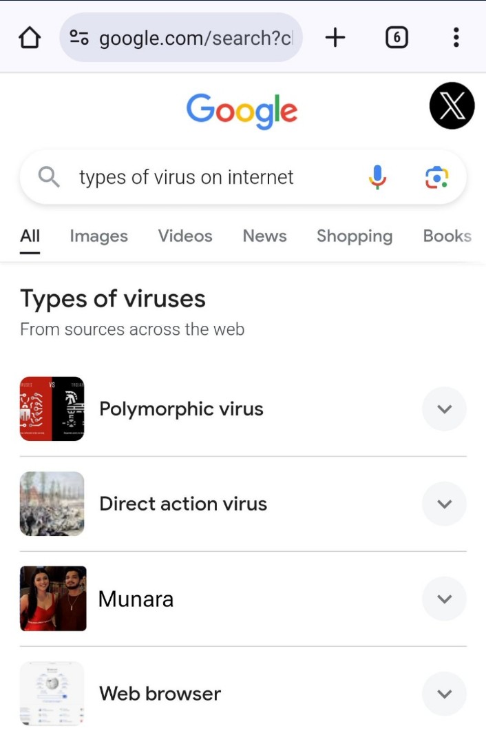 So Now It Has Been Confirmed By Google 👍

Some Dangerous Virus are Listed Below 👇 
Symptoms are
- Unnecessary Linking Two Random People
- Mentally & Sexua@lly ill
- Demag Me Baw@seer 

Be Careful, Stay Away, Stay Safe 🙏 
Thankyou 

#MunawarFaruqui #MunawarEdits…