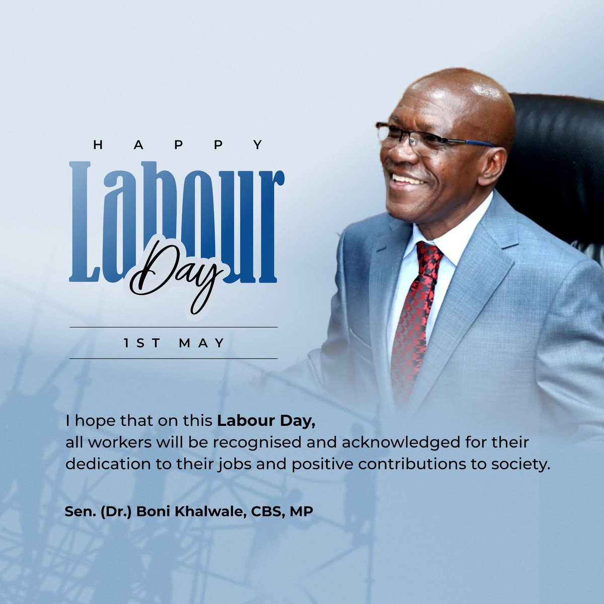 Heshimu kazi. Happy Labour Day, dear Kenyans. Whatever, ua hustle.