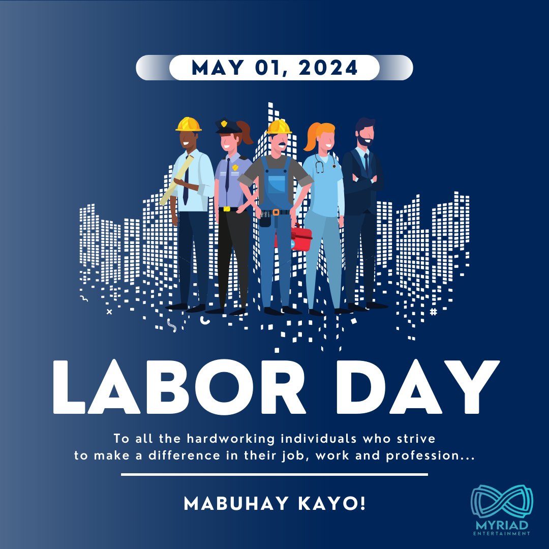 To all the hardworking and committed individuals who strive to make a difference in their job, work and profession... Happy Labor Day! 🙌🏻 Mabuhay kayo! 🥰 @aldenrichards02 #MyriadEntertainmentCorp Ⓜ️
