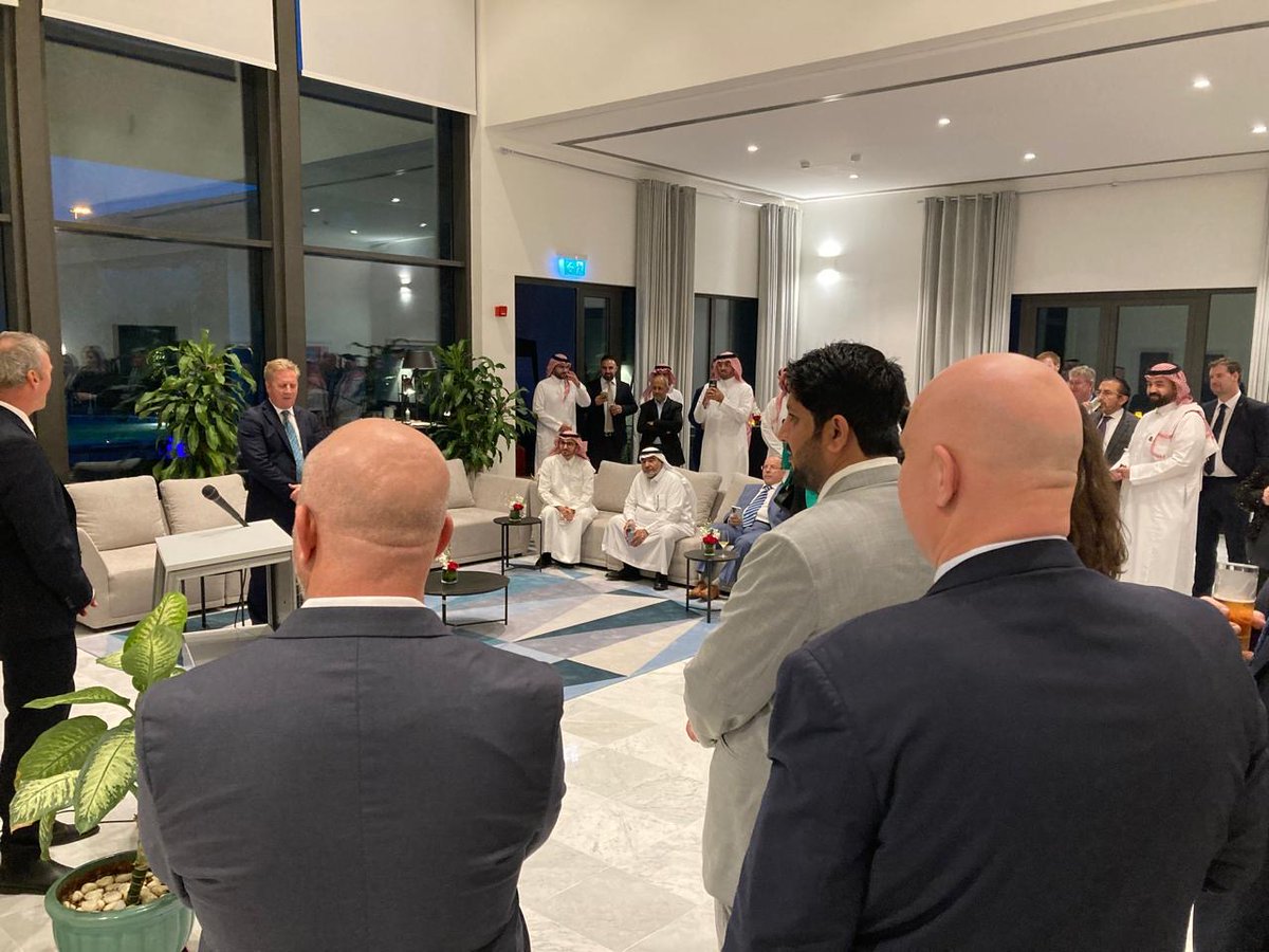 It was also a pleasure hosting New Zealand businesses, their partners and customers last night in Riyadh, Saudi Arabia, and hearing their market insights and opportunities.