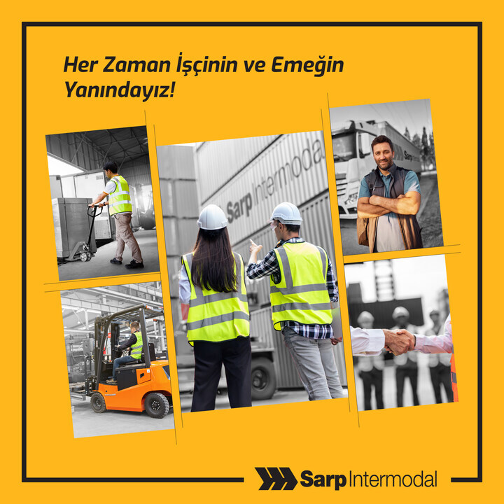 💛🖤1 Mayıs Emek ve Dayanışma Günü kutlu olsun. 💛🖤Happy May 1st Labour Day. #1Mayıs #EmekveDayanışmaGünü #EmekveDayanışma #İşçiBayramı #1May #LabourDay #HappyLabourDay #InternationalLabourDay #SarpIntermodal