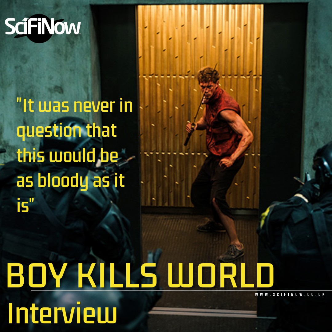 'It was never in question that this would be as bloody as it is... And that made me very happy.' Brutal, bloody and funny. Boy Kills World holds no punches (pun 100% intended). We sat down with its director Moritz Mohr to find out more... scifinow.co.uk/interviews/it-…