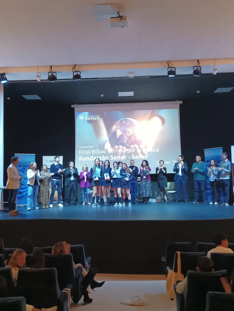 El colegio Urdaneta gana la final de Bilbao de ‘Un reto por la ciencia’, el programa de la Fundación Sener para el fomento de vocaciones científicas - go.shr.lc/3w6p5CF via @gananzia