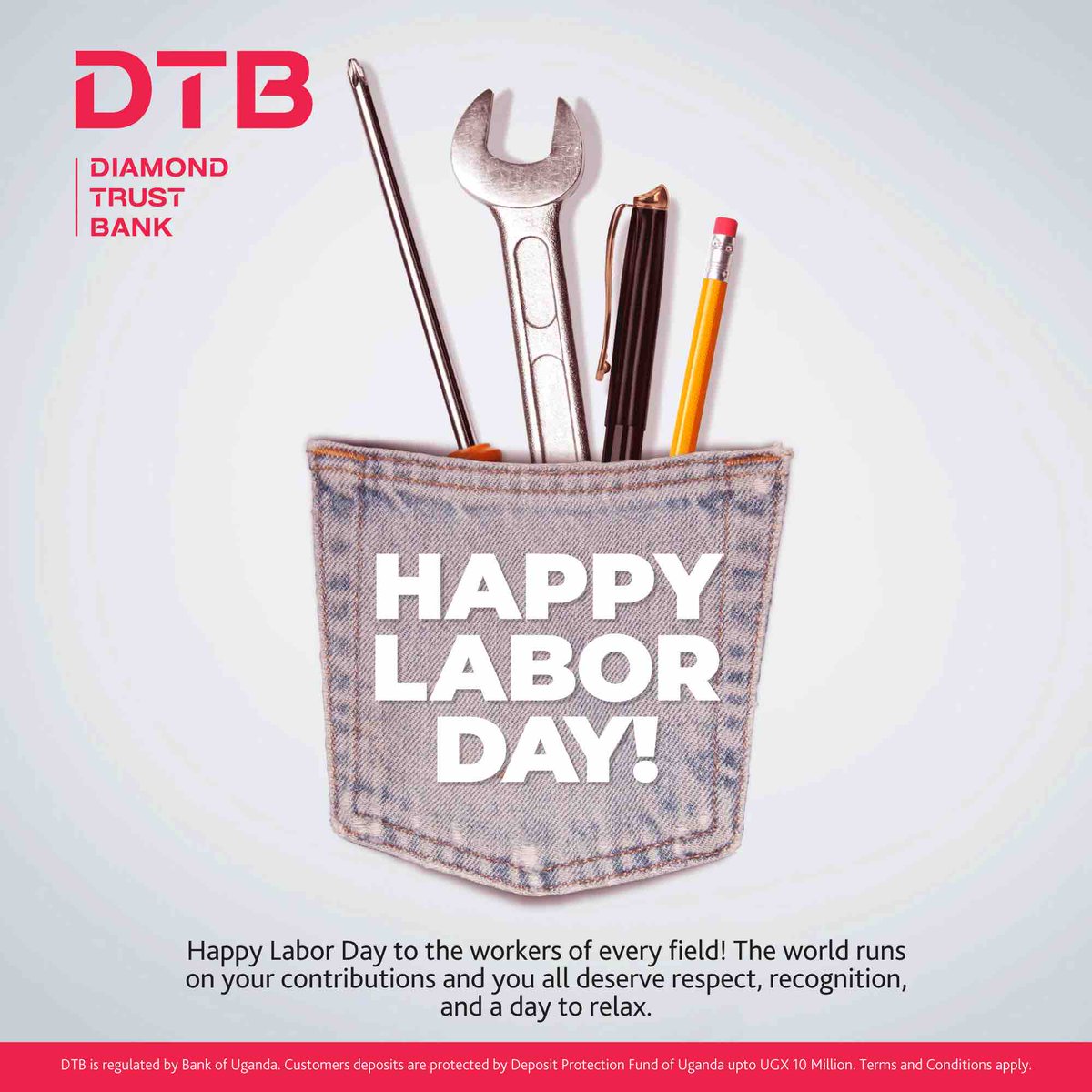 Happy Labor Day from all of us at DTB. #LaborDay #BankWithUsBankOnUs