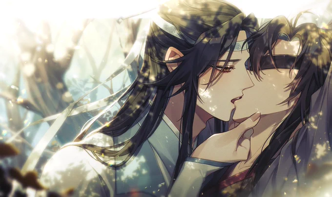 해당 그림은 프랑스 출판사 (@ Ed_Bookmark)에 퍼블리싱이 양도되어 마도조사3 프랑스판 공식 삽화가 되었습니다. 초대해주셔서 감사합니다  My illustrations were transferred to the French publisher (@ Ed_Bookmark) and became an illustration of the French edition of MDZS Vol.3. Thanks!