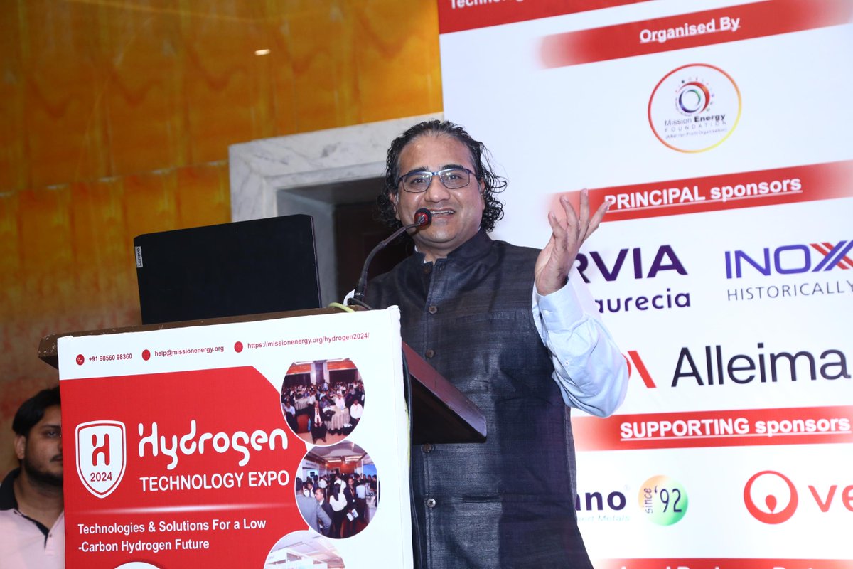 At the recent #Hydrogen Conference organised by Mission Energy Forum, Mr Atul Choudhari, CTO of Tata Consulting Engineers Limited (#TCE), delivered a compelling address on '#Technologies & #Solutions for a #LowCarbon #Hydrogen #Future.' His insights shed light on the crucial…