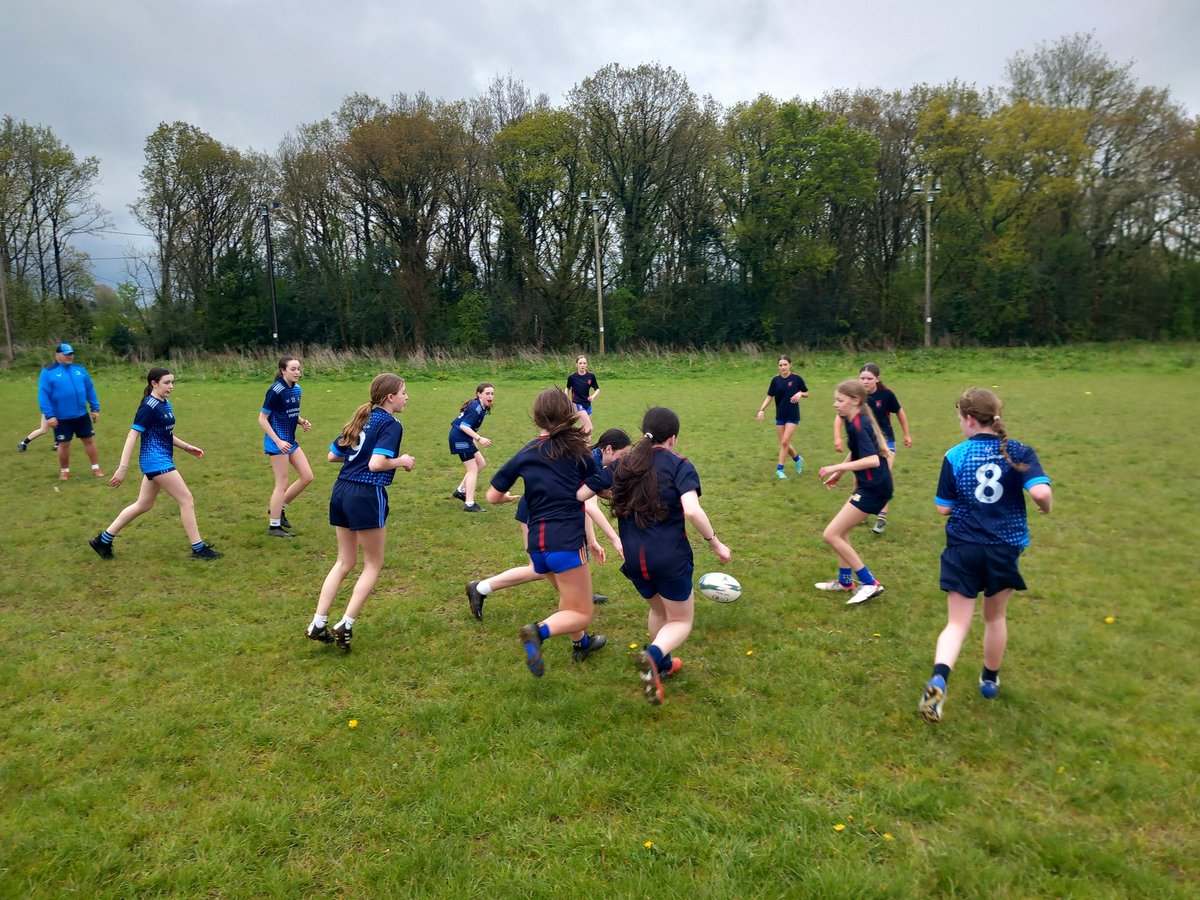 NorthEastWDO's tweet photo. Great to have 160 Girls out playing at the @NELBIRFU First Year Girls Touch Rugby Blitz in @NorthMeathRFC! @LoretoNavan @ArdeeSchool @InverCollege @stlouiscmx @ashbourne_cs @RatoathRFC @LeinsterBranch #fromthegroundup https://t.co/a51U7i9zGB