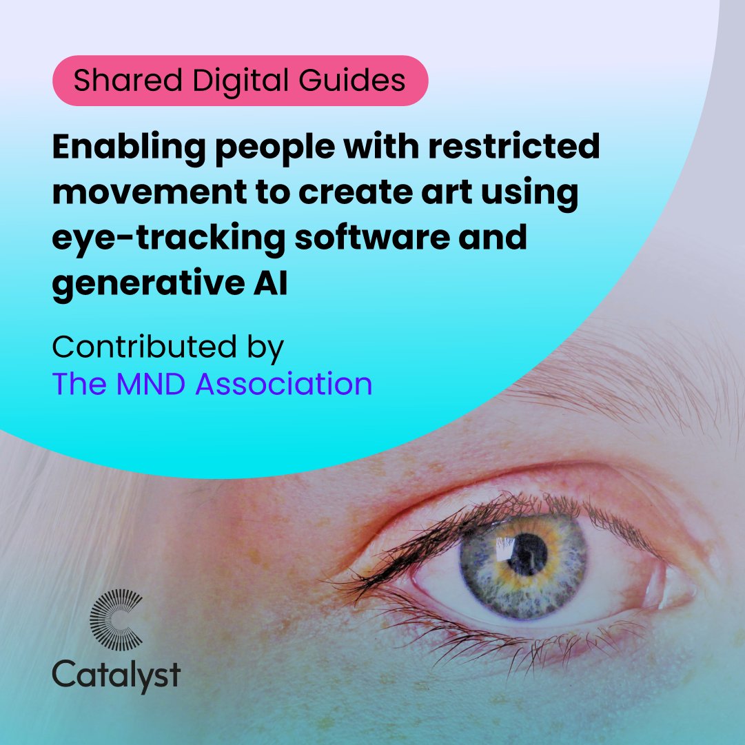 Interested in developing a new digital product for your service users? Discover how MNDA is enabling people with restricted mobility to create art using eye-tracking software and generative AI. t.ly/JPEtN #GenerativeAI #CollaborativeWorking #SharedDigitalGuides
