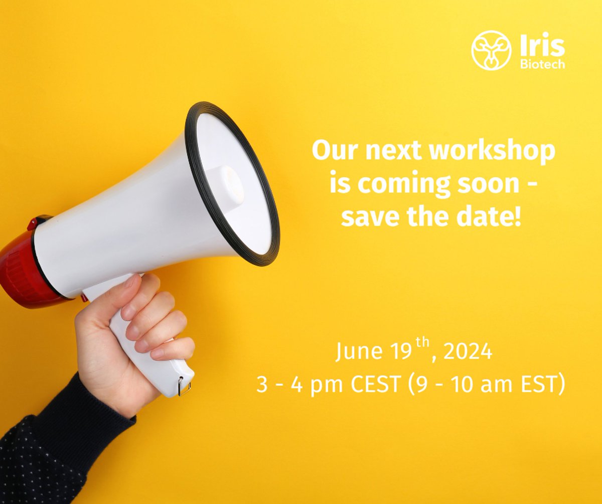 𝗦𝗮𝘃𝗲 𝘁𝗵𝗲 𝗗𝗮𝘁𝗲! Our next online workshop is taking place on
𝗝𝘂𝗻𝗲 𝟭𝟵𝘁𝗵, 𝟯-𝟰 𝗽𝗺 (𝗖𝗘𝗦𝗧). Curious about the topic? Stay tuned - we will announce it soon.

#workshop #online #irisworkshopseries #knowledgeexchange