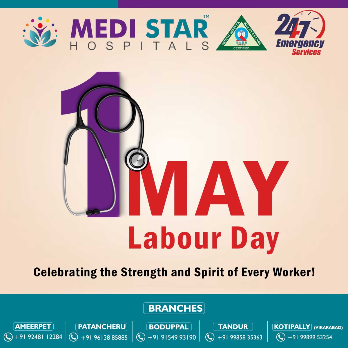 Here's to those who work tirelessly to make a difference. Happy Labor Day!

#LabourDay #HappyLabourDay #WorkersRights #LabourMovement #MayDay #Solidarity #FairWages #Union #WorkersDay #LabourRights #LabourUnion #Medistarhospitals1 #Medistarhospitals