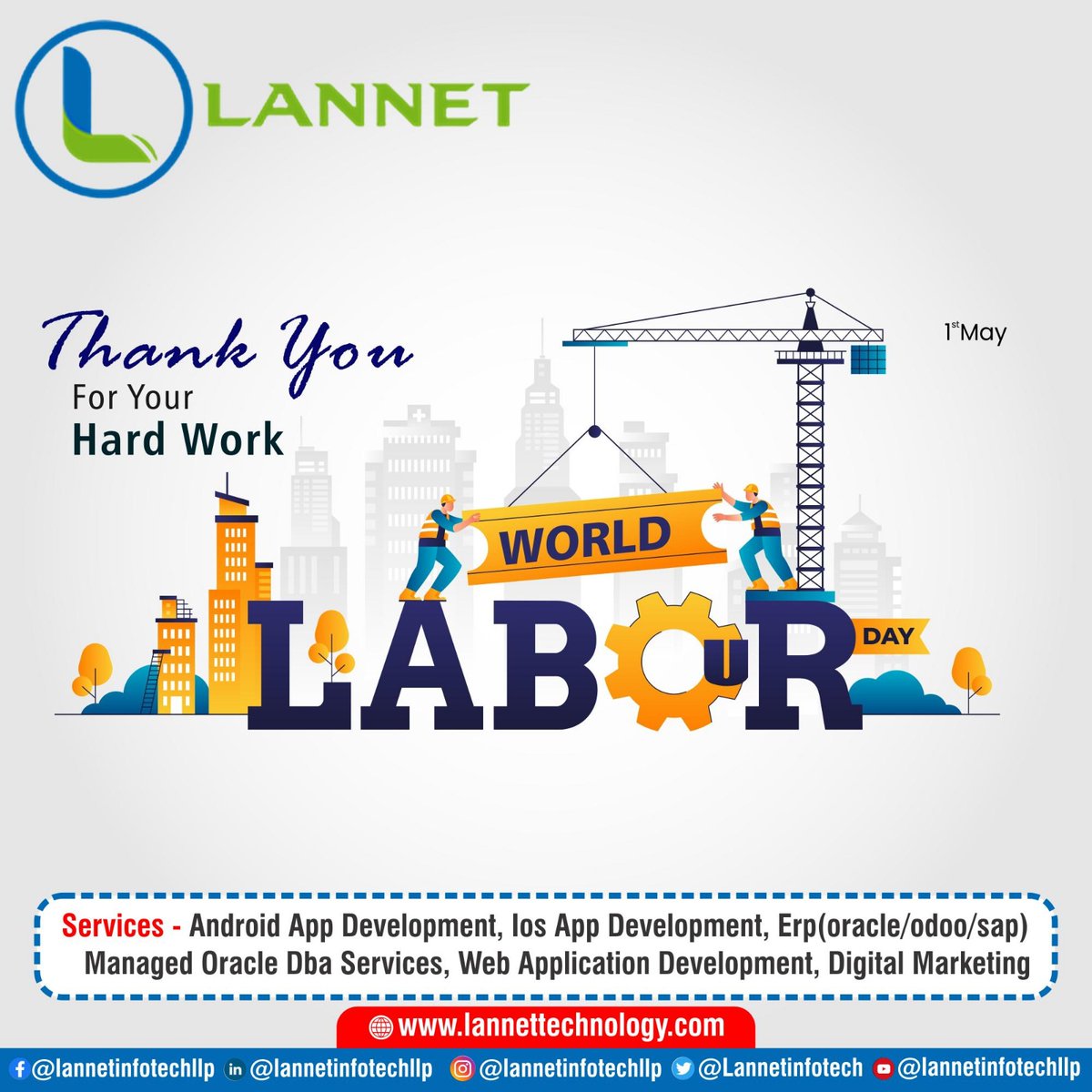 'Celebrating World Labour Day by honoring the laborers, frontline workers, and essential workers who continue to keep our communities running. Your work is appreciated and valued.' #EssentialWorkers #LabourHeroes