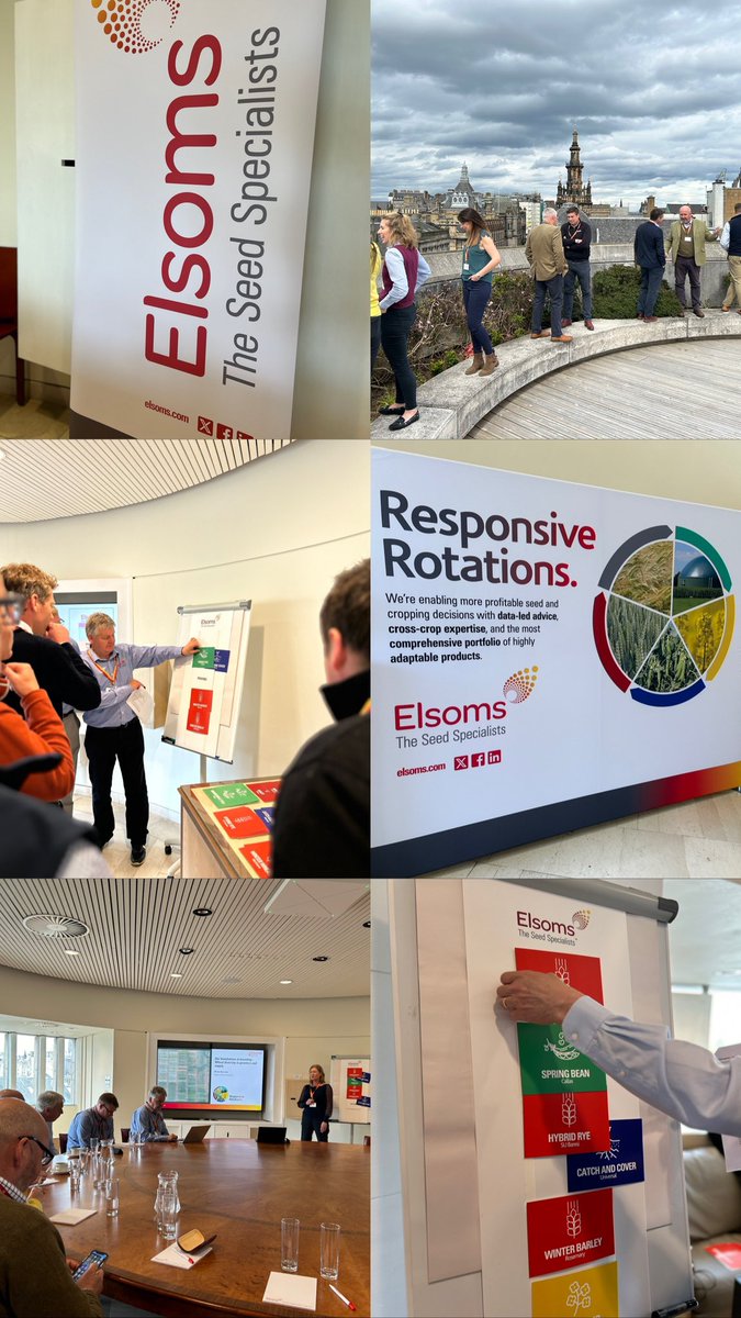 Responsive Rotations from @Elsomsseeds is launched. Helping you respond to environment, policy and economic pressures. Scottish briefing today as our first step. Thank you @HarleySeeds @FrontierAg @MSandPltd @SaatenUk @AgriiUK @grain_co @scottishagronomy @Dodseed #BehindTheSeeds