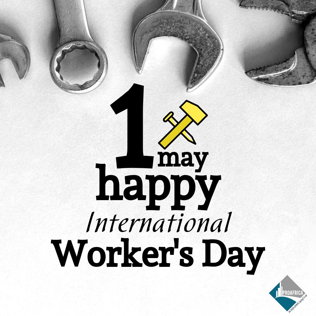 1st May #InternationalWorkersDay 🦺👷‍♂️👷‍♀️🎯📢🔌

🟠🟡⚠️

#AfricanLeadingGroup
#salesmarketing
#constructioncompany