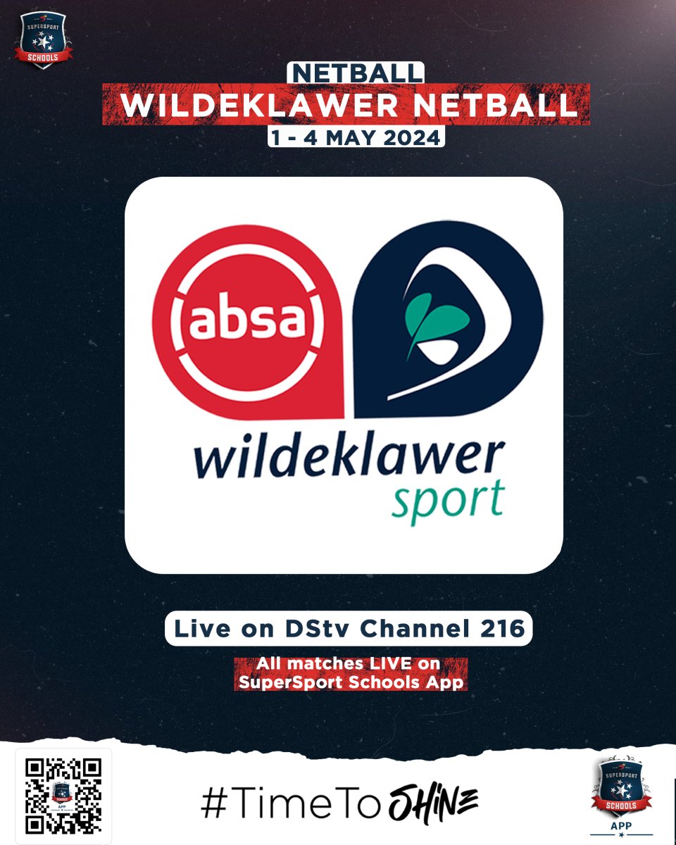 Catch all the action live on the SuperSport Schools app 👉 qrco.de/beoI5Z?trackSh… and on DSTV Channel 216 📲📺🔥