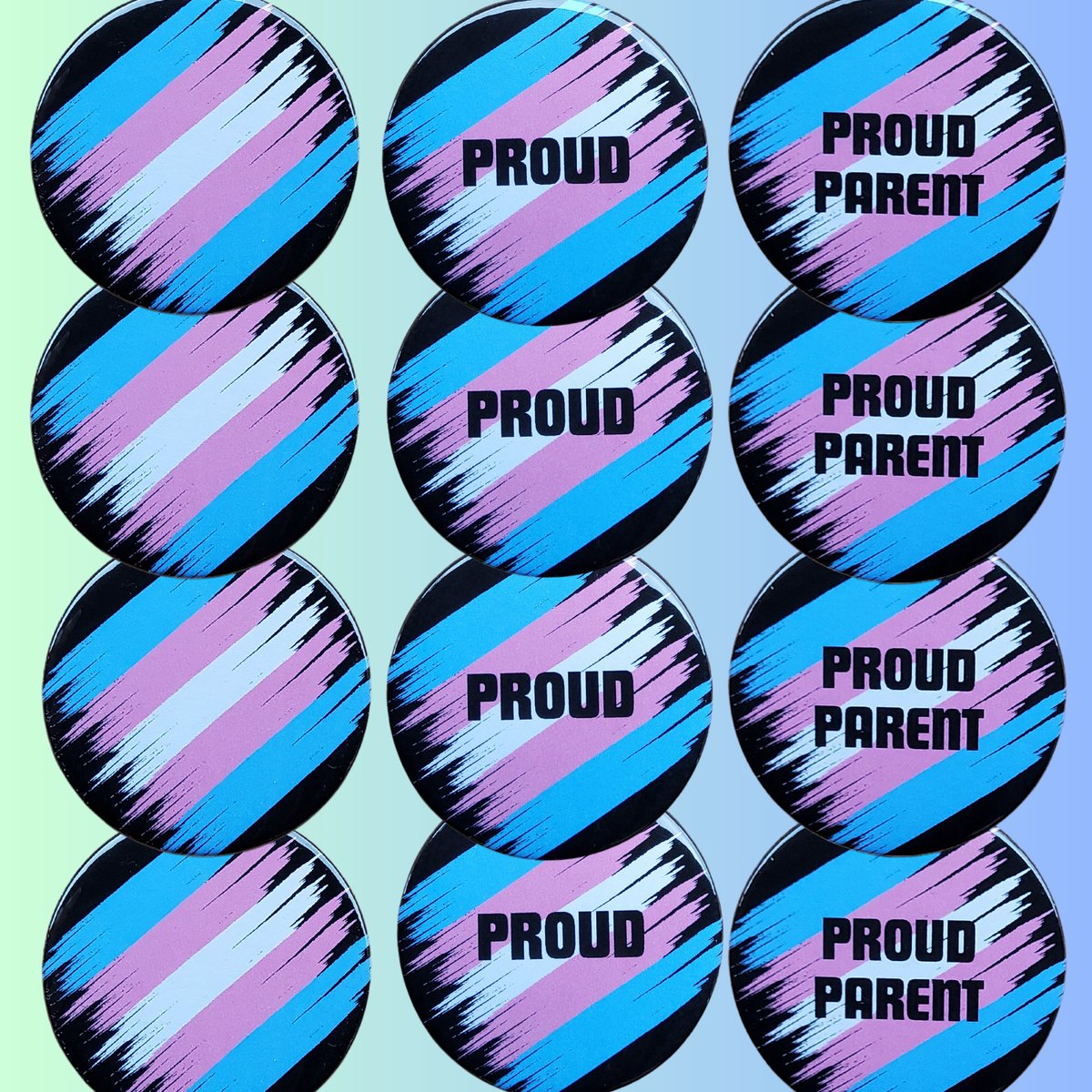 Hi Everyone 💕 Lovely Transgender Badges 💙 sentwithPride.etsy.com #earlybiz #mhhsbd #transpride #transrights Please rt x
