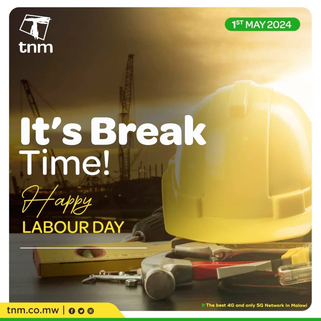 Spend time with loved ones and enjoy the break. You deserve it. Happy Labour Day! 

#TNM 
#Alwayswithyou
#LabourDay
#ZamahapeBasi