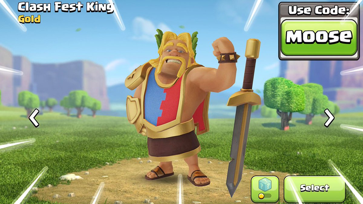 Clash of Clans 'Clashfest King Skin' GIVEAWAY! (x1) 
I'll send you a code which you can redeem in-game, 1 x Winner! #GiftedBySupercell ❤️ 

To enter the GIVEAWAY:   📷 
❤️ Retweet this post and Follow Me!          

Winner chosen 05/05/2024! I will DM you, if no response within