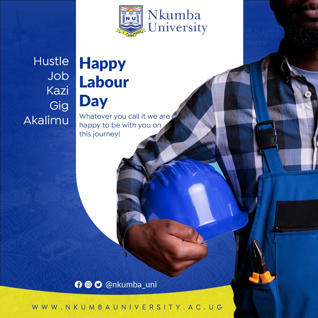 Happy International Labour Day to all the hardworking staff of Nkumba University! Today, we recognize and celebrate your tireless efforts, dedication, and contributions to our institution. Thank you for making Nkumba University a great place for teaching and learning. I Owe…