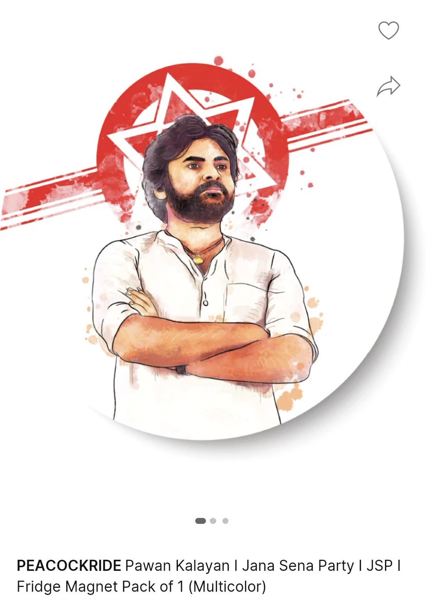 Just ordered this Fridge Magnet ❤️ available on Flipkart ❤️
Thank you @Flipkart for launching this product ❤️

#HelloAP_ByeByeYCP 
#Janasena
#powerstarpawankalyan