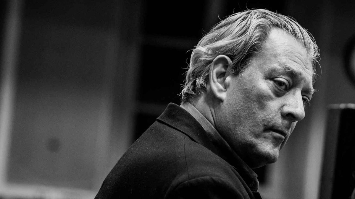 Ah , Paul Auster x ' When a person is lucky enough to live inside a story, to live inside an imaginary world, the pains of this world disappear. For as long as the story goes on, reality no longer exists.' (The Brooklyn Follies)