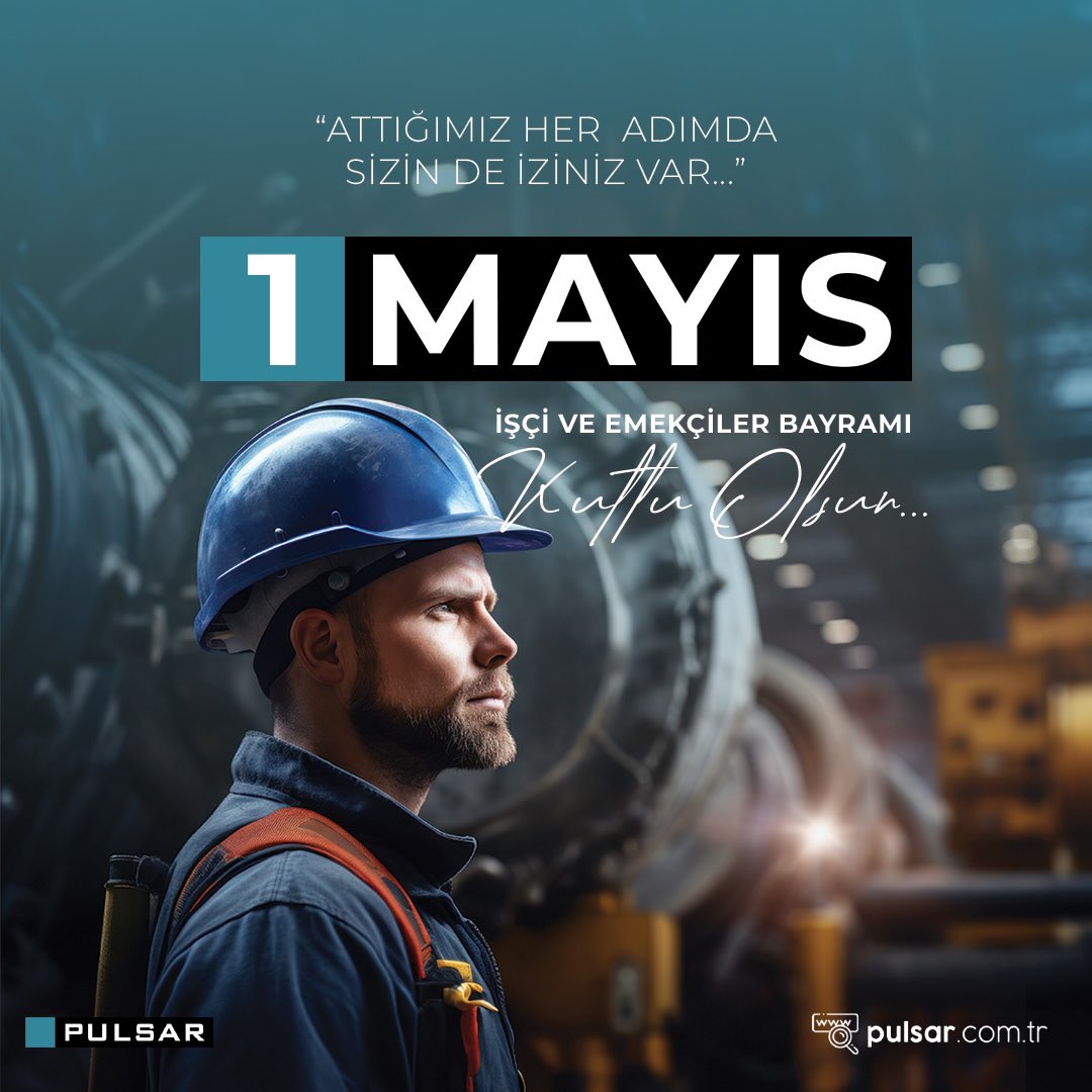 PulsarRobotik's tweet image. İşçi ve emekçinin bayramı #1Mayıs kutlu olsun!

#pulsar #pulsarrobotik #emekvedayanışmagünü #işçibayramı