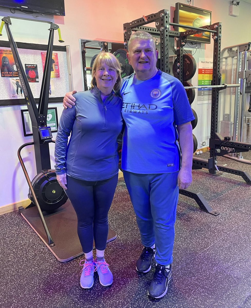 Huge well done to our April Members of the Month, Carole & husband Ian! Since Joining ASV back in December they have both been a key part of our Over50s weekly Gym club & such a pleasure to have in the Gym Full story in the link below astleysportsvillage.co.uk/member-story-o…