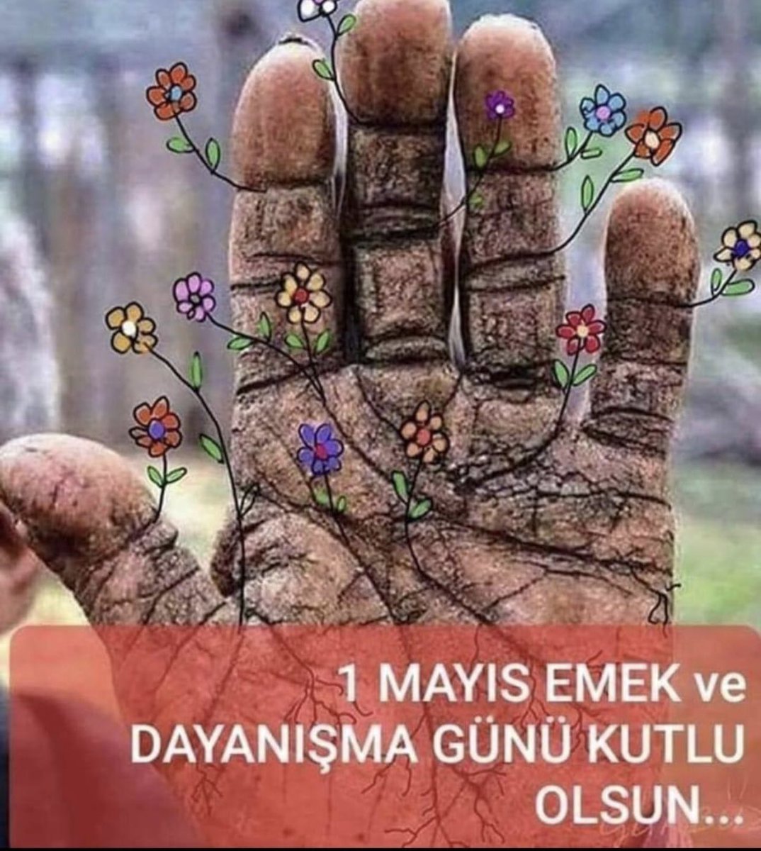 Emeğin ve emekçinin bayramı kutlu olsun ✌️🙏