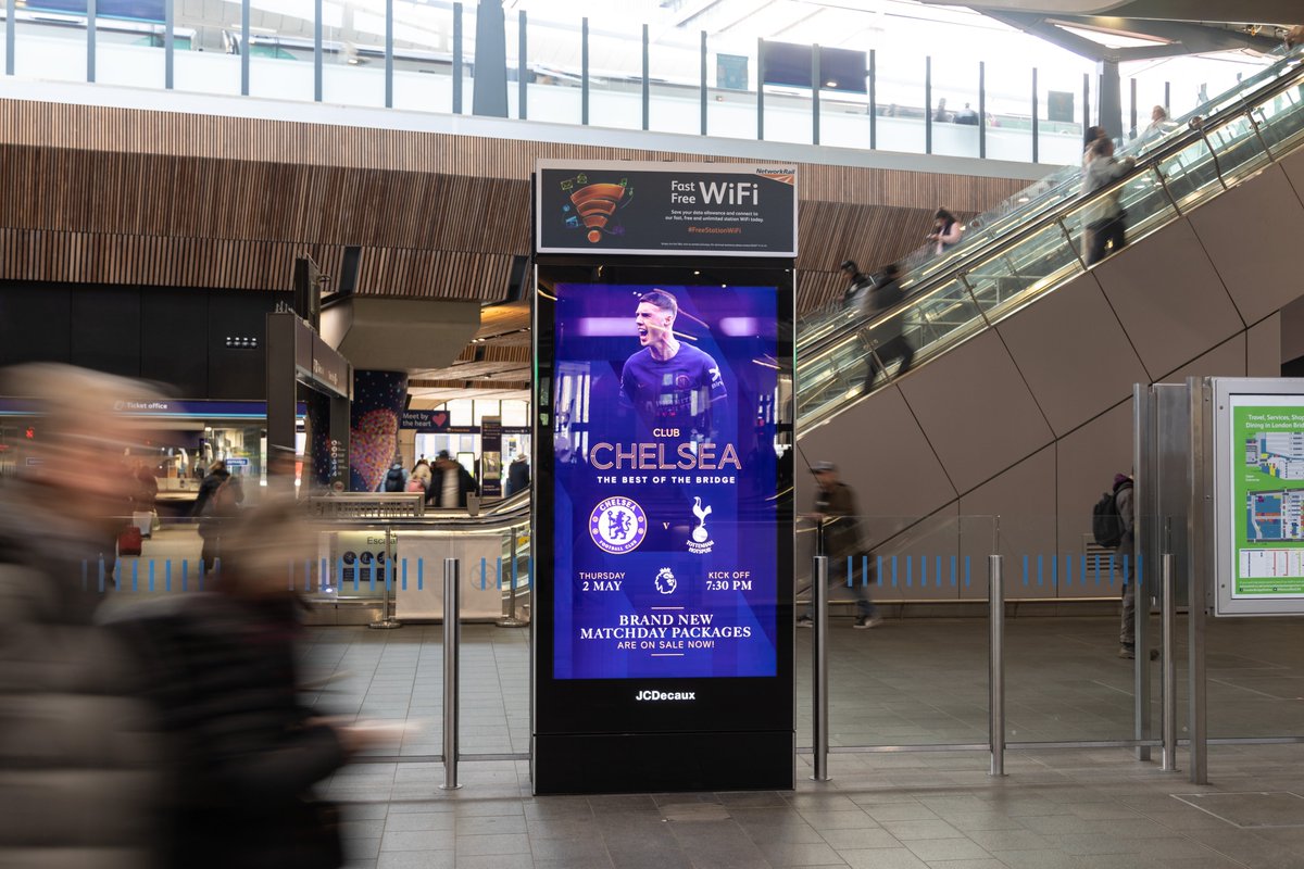 'Club Chelsea - The Best of the Bridge' . @ChelseaFC . @JCDecaux_UK . #ooh #outofhome #advertising #oohmedia #oohadvertising #advertisingphotography