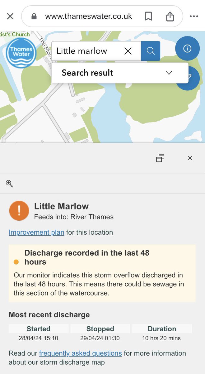 @Feargal_Sharkey @thameswater It was over 18 hours at one point, then the figures mysteriously changed later that day 🤷‍♀️ This dumping is such a regular occurrence at this not-fit-for-purpose facility. Yet demand keeps being allowed to increase through developments, with insufficient investments and upgrades