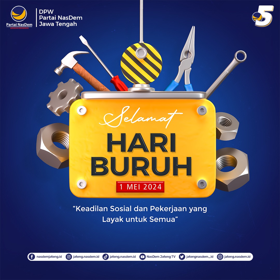 Selamat Hari Buruh Internasional 1 Mei 2024. Apa harapan kakak-kakak untuk peringatan hari buruh Internasional di tahun ini? #MayDay #HariBuruh2024 #PartaiNasDem