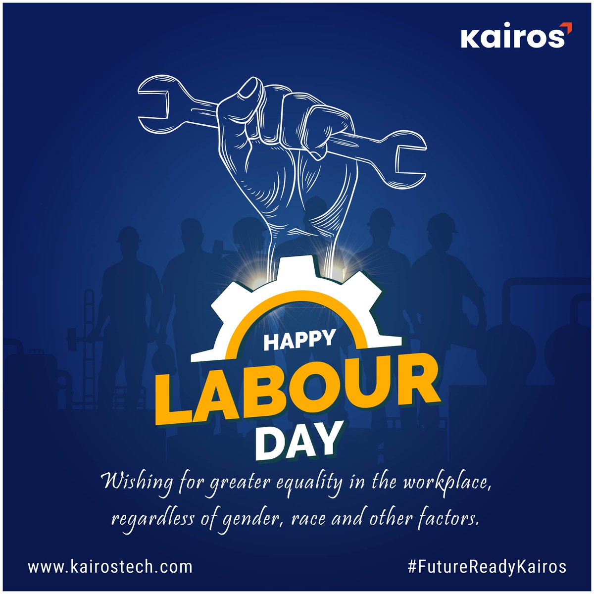 This #LaborDay, let's pause, reflect, and express gratitude for all your tireless contributions. Happy Labor Day✊ to all. #KairosTech #FutureReadyKairos #MayDay #InternationalWorkersday #MayDay2024 #WorkersoftheWorldunite